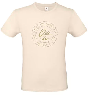 "S" T-Shirt Logo Eko - Bianco Crema