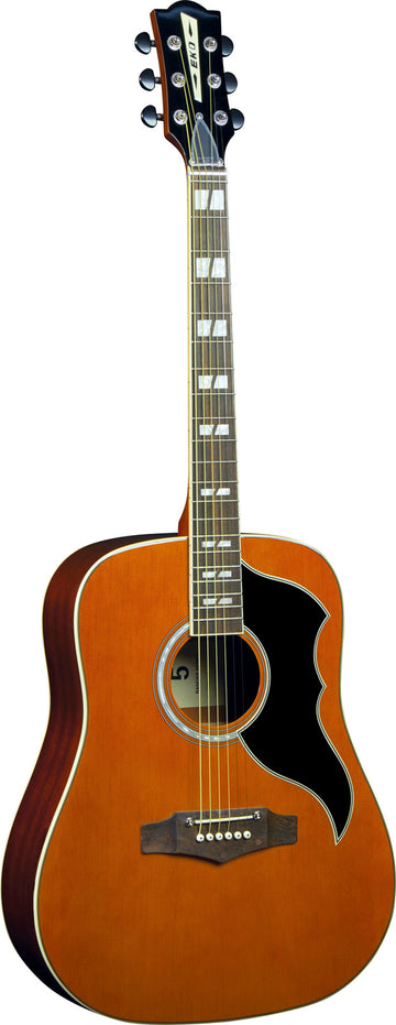 Ranger VI EQ Riedizione Vintage Dreadnought con tavola naturale tinta