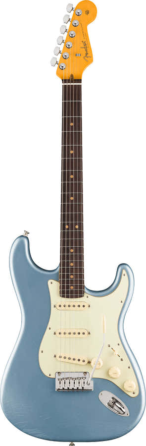Stratocaster '60s American Ultra Luxe Vintage SSS RW Blu ghiaccio metallizzato