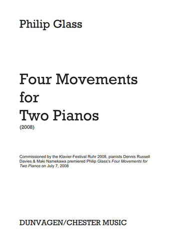 Glass PH. - Four Movements For Two Pianos