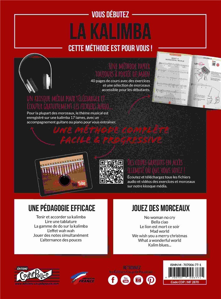 Coup De Pouce Kalimba per Principianti