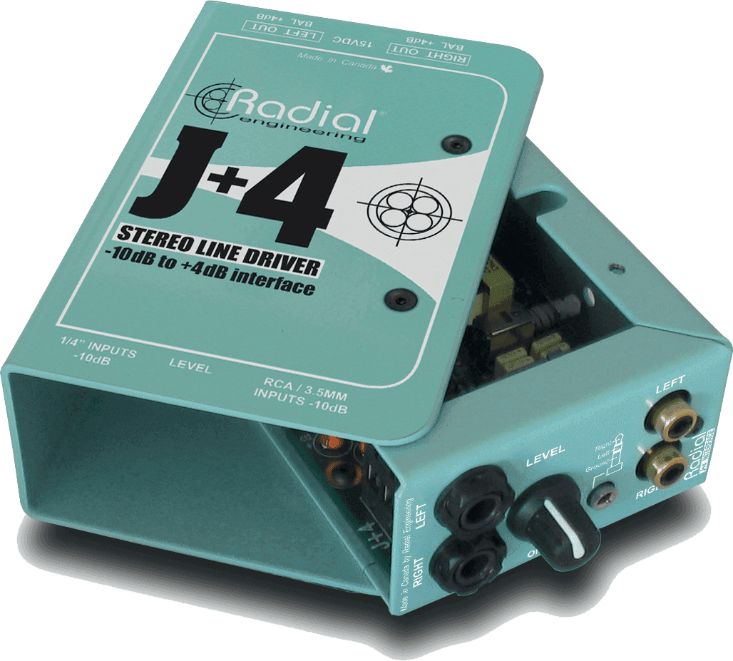 J+4 Convertitore stereo attivo