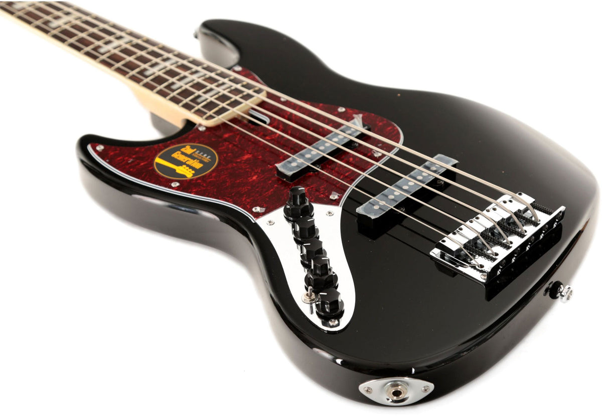 Lh Handed V7 Vintage Alder-5 Lh Bk Black