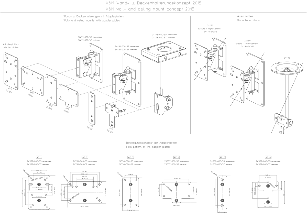 24352 ADAPTER PANEL 1 - BLACK