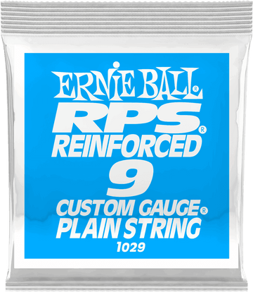 .009 RPS REINFORCED PLAIN ELECTRIC GUITAR STRINGS