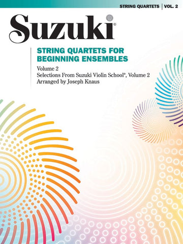 SUZUKI / KNAUS JOSEPH - Quartetto d'archi per ensemble principianti VOL.2