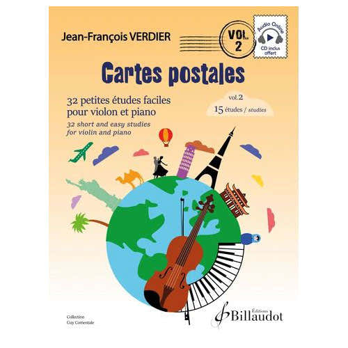 Verdier J.F. - Cartes Postales Violino Vol. 2