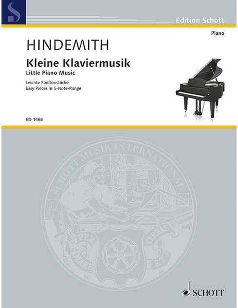 Hindemith - Little Piano Music Op. 45/4 - Piano
