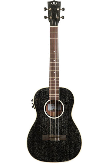 Black Doghair Mahogany Baritono Elettroacustico + Custodia