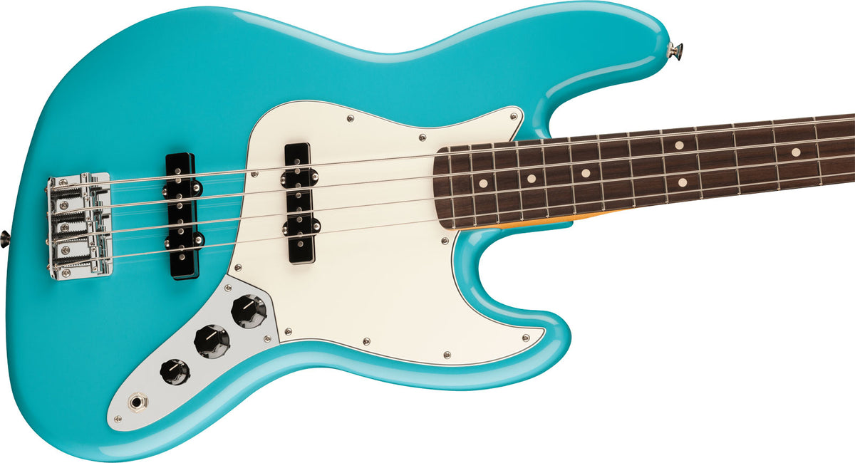 Jazz Bass Player II RW Blu Aquatone