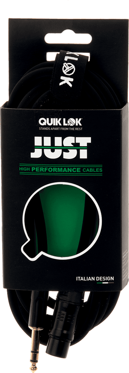 JUSTFJS10 CABLE JUST XLR FEMALE STEREO JACK 10 M