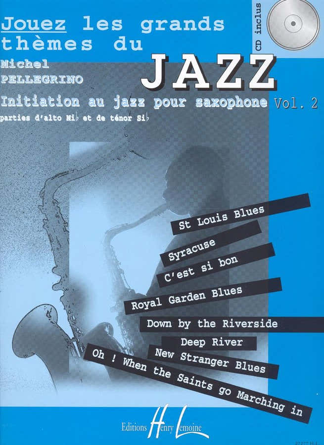 Pellegrino Michel - Suona i grandi temi del jazz Vol.2 + 2 CD - Sassofono