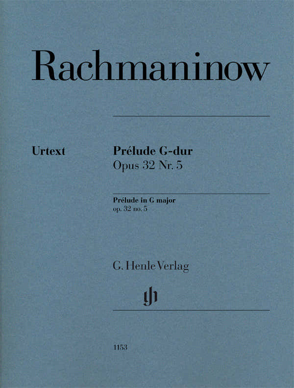 Rachmaninov S. - Prelude G-dur Op.32 N°5 - Piano