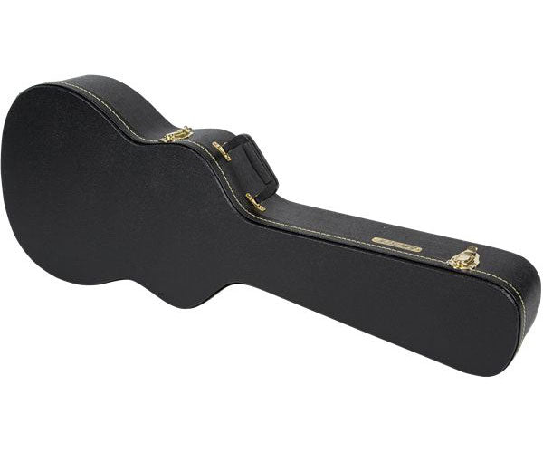 G6296 Custodia flat top per risonatore a manico tondo, nera