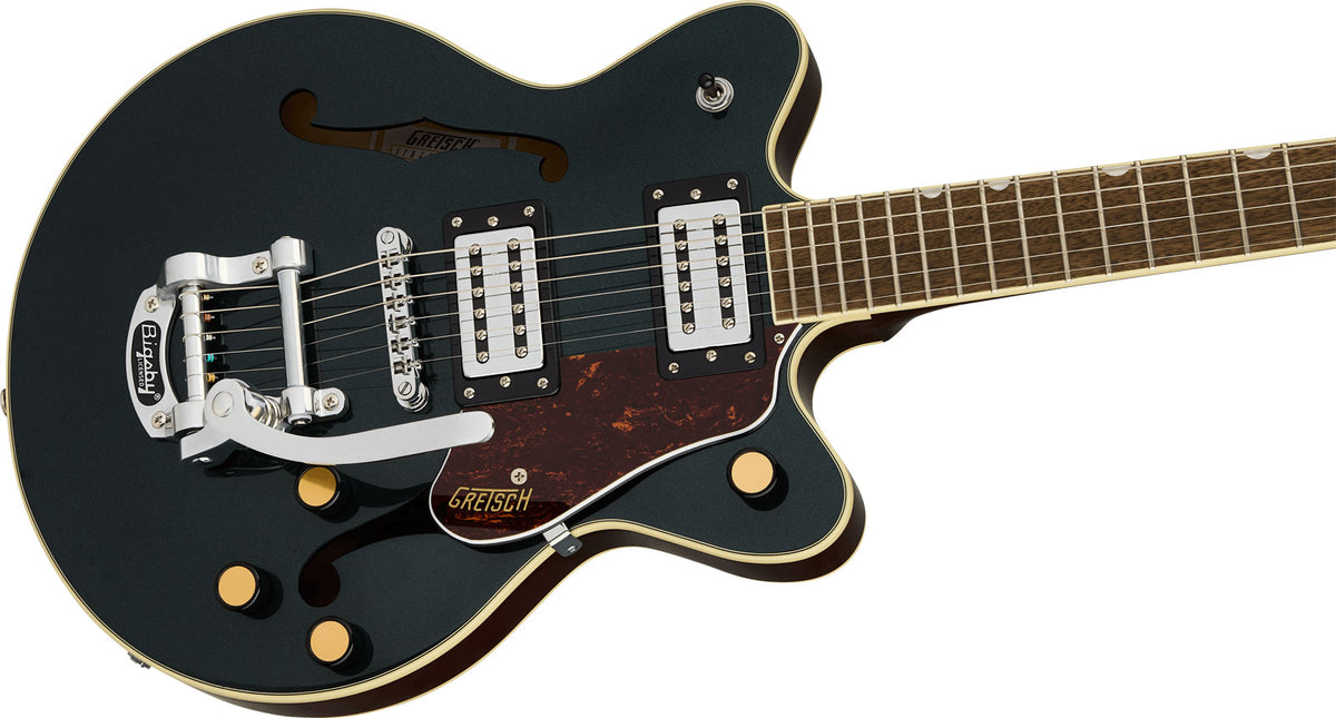 G2655T Streamliner Center Block Jr. Doppio Cutaway con Bigsby LRL Cadillac Green