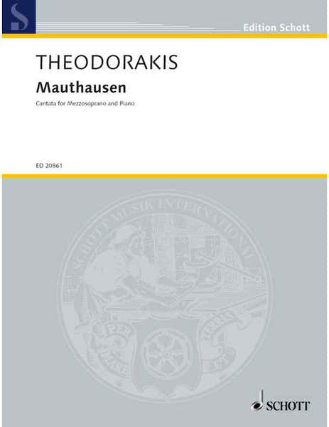 Theodorakis - Mauthausen Ast 168 - MEZZO-soprano et Piano