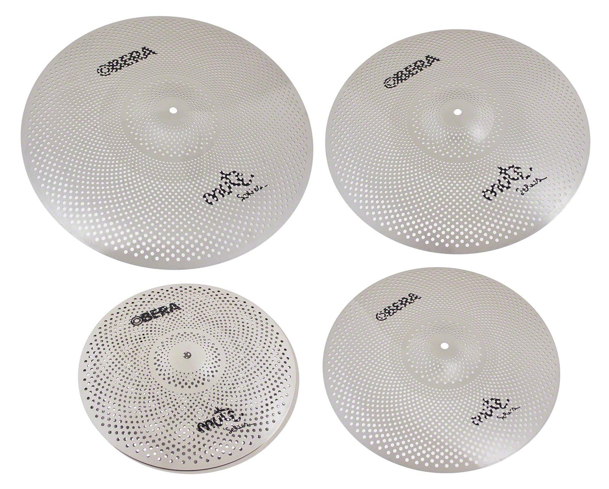MUTE 4X SILENT CYMBALS SET - 14" 16" 18" 20"