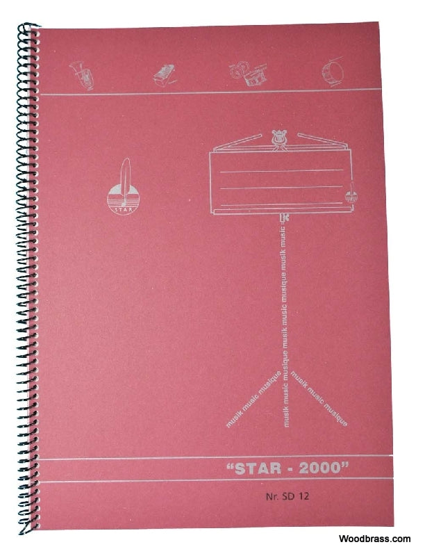 Quaderno Di Musica 12 Pentagrammi + Rilegatura Spirale