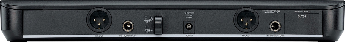 BLX DUAL RECEIVER & MICROPHONE SM58 - H8E