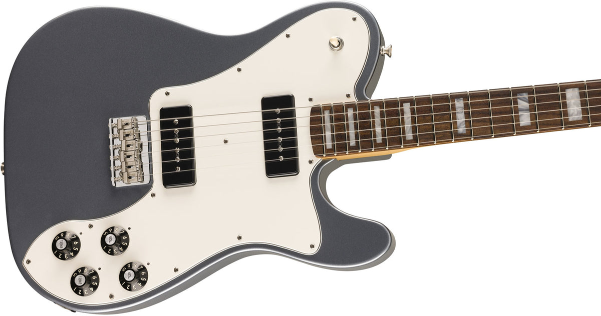 Telecaster Ltd Signature Chris Shiflett Cleaver Dlx Rw Carbone Frost metallizzato