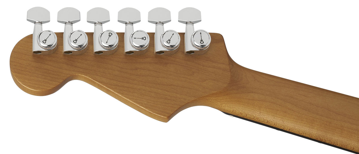 Pro-Mod Plus Dinky DK24 HSS 2PT EB QM Ebo Occhio di Tigre Ambrato
