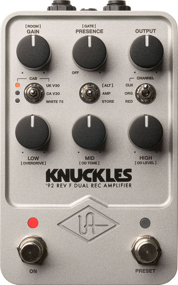 UAFX Knuckles '92 Rev F Amplificatore Dual Rec