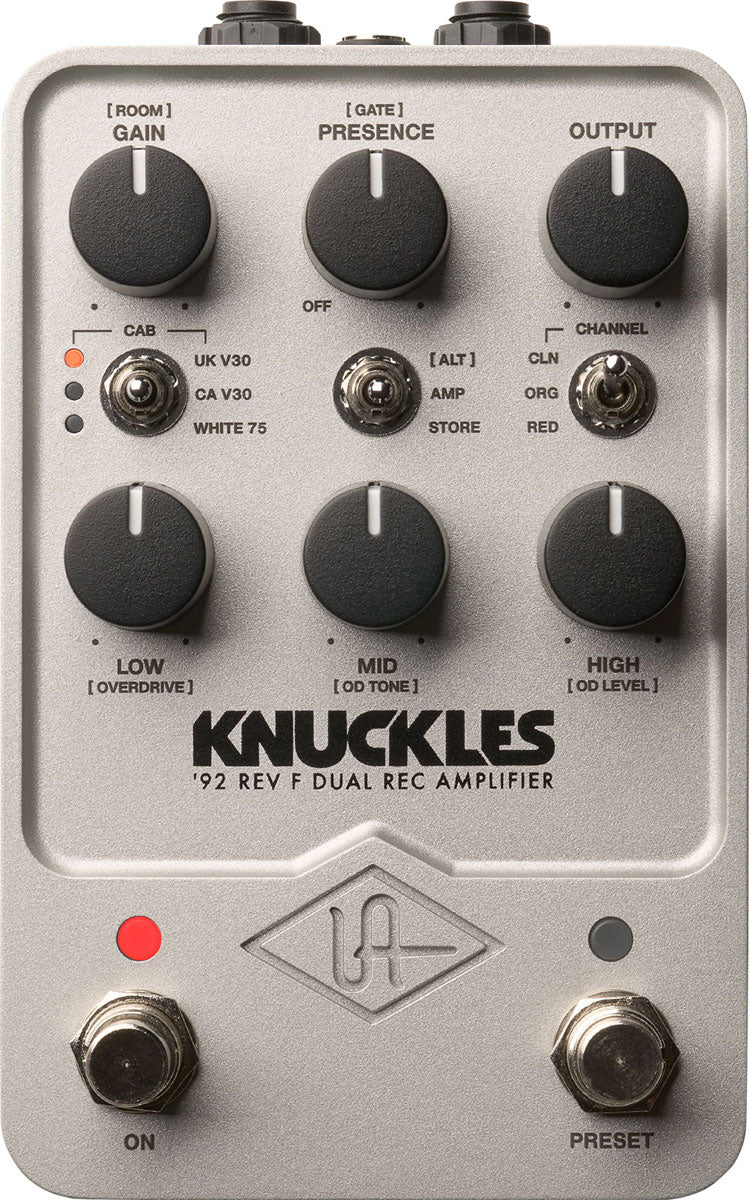 UAFX Knuckles '92 Rev F Amplificatore Dual Rec