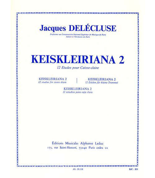 Delecluse Jacques - Keiskleiriana Vol.2 - 12 studi per rullante