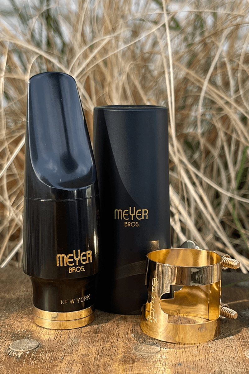 MEYER BROS NY HARD RUBBER ALTO SAX MOUTHPIECE OPENING 8