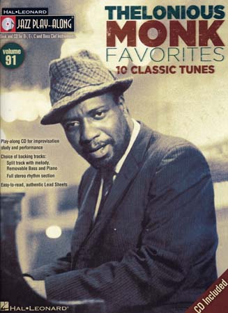 Thelonious Monk -Jazz Play Along Vol.91 Thelonious Monk + CD - Strumenti Bb Eb C