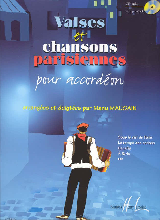 Maugain - Valzer e canzoni parigine + CD - Fisarmonica