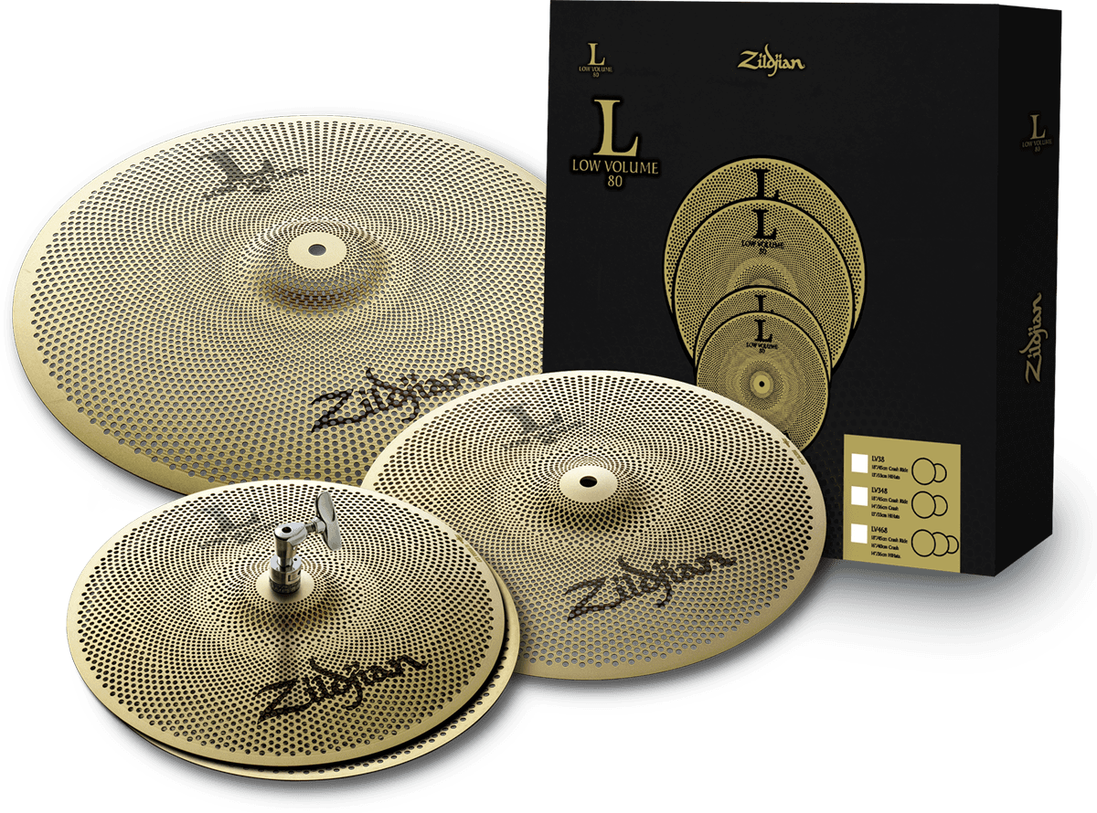 Zildjian LV348 - LOW VOLUME PACK L80 13" / 14" / 18"