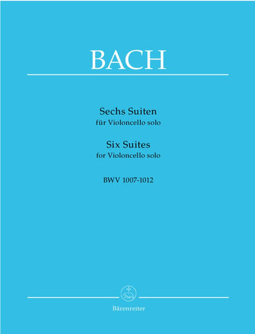 6 Suites BWV 1007-1012 Violoncelle - Bach
