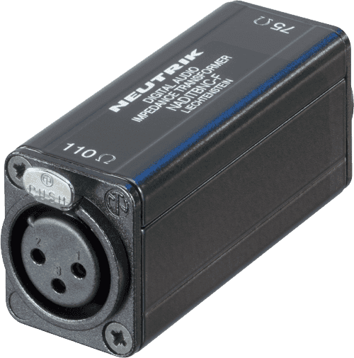 Connettori audio Accessori Trasformatori d'impedenza AES/EBU XLR 3 poli femmina /