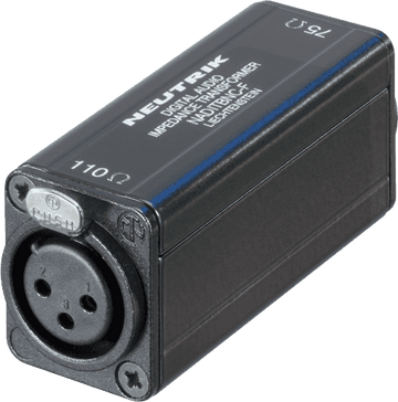 Connettori audio Accessori Trasformatori d'impedenza AES/EBU XLR 3 poli femmina /
