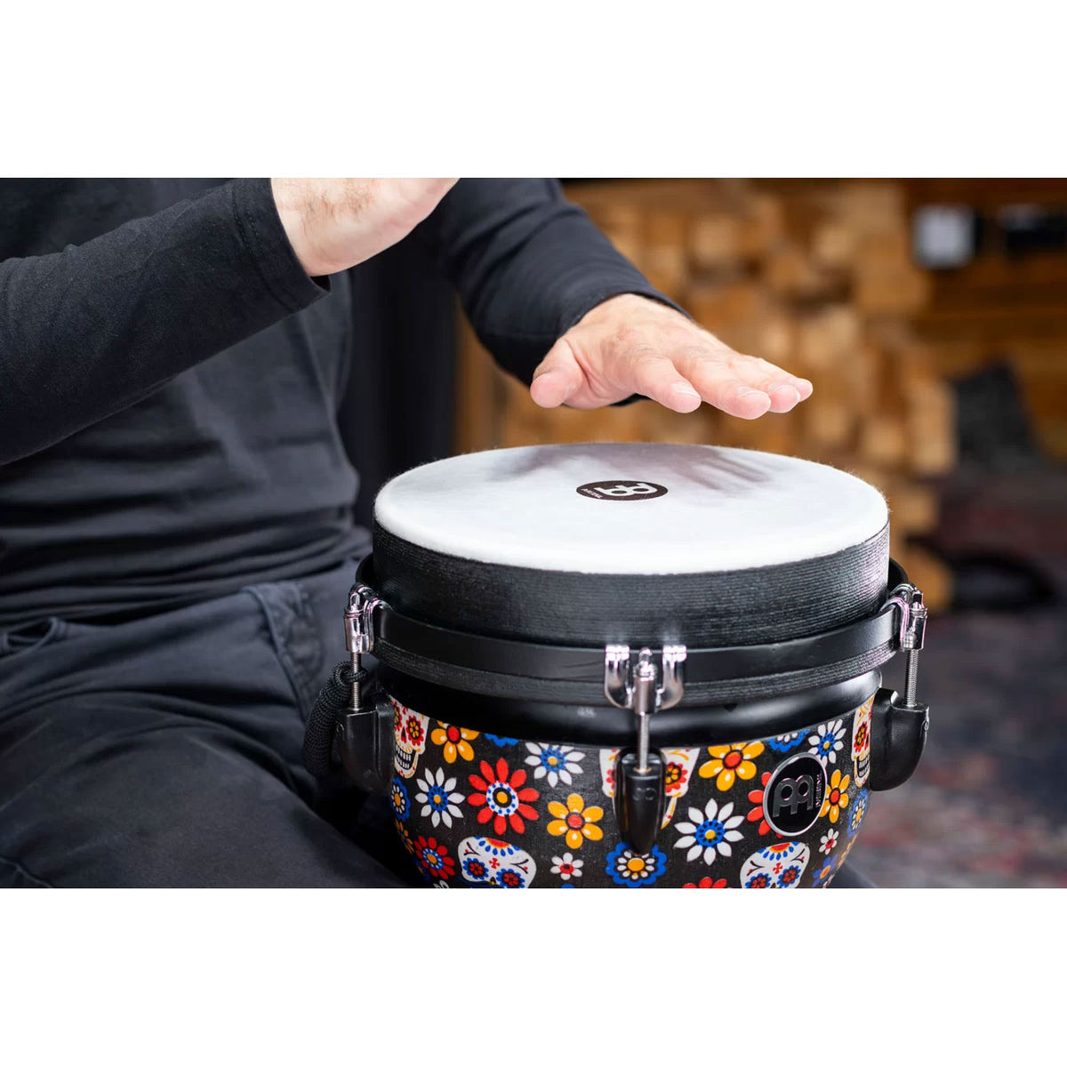Jumbo Djembe sintetico 10" Day Dead