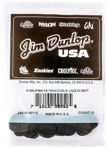 12 x 1,38mm John Petrucci Primetone Jazz III Nero
