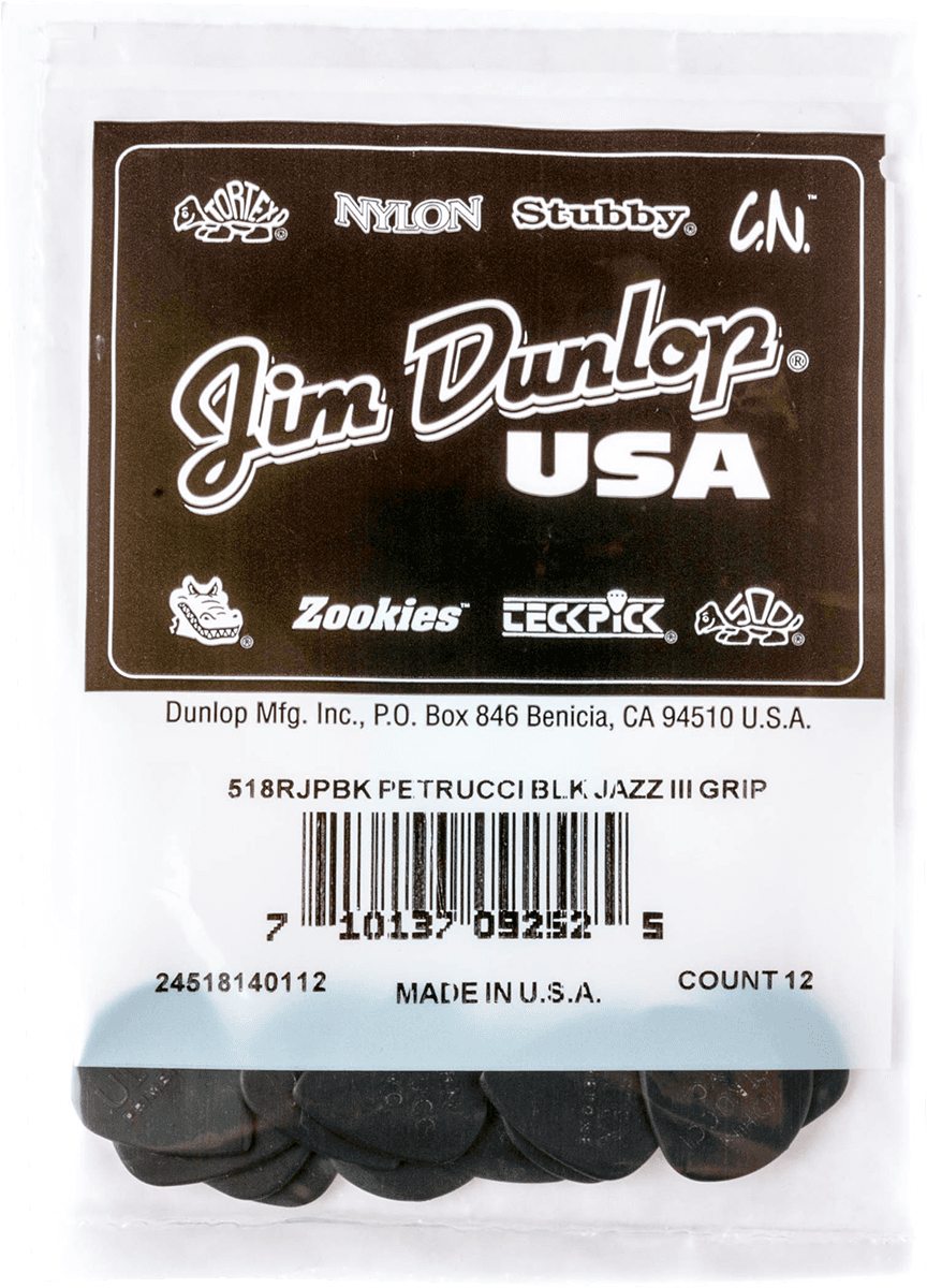 12 x 1,38mm John Petrucci Primetone Jazz III Nero