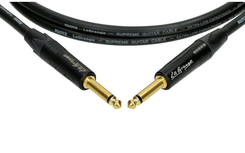 LA-grange Cavo per Strumento BK 4.5M Jack Mono - Jack Mono Contatto Dorato