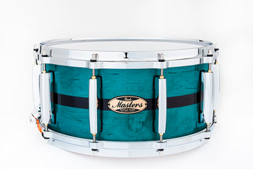 Masters Maple Pure 14X6,5 Aqua Turchese a Strisce