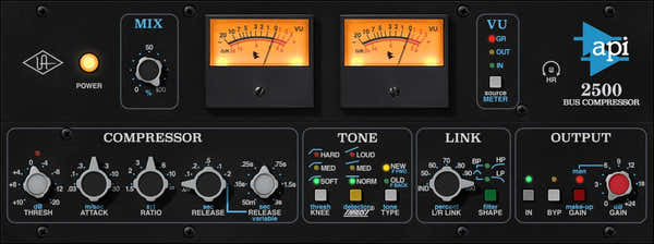 UAD API 2500 Compressore di bus