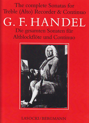 Haendel Le sonate complete per flauto dolce contralto e continuo