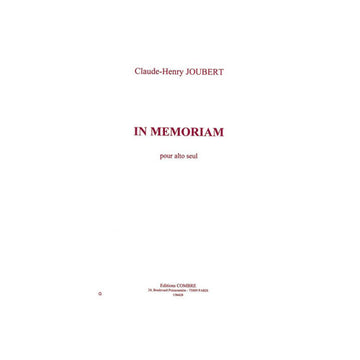 Joubert - In Memoriam - Alto Seul
