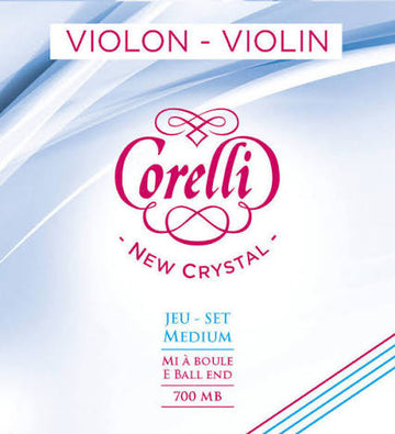 4/4 CORELLI CRYSTAL VIOLIN SET MEDIUM TENSION