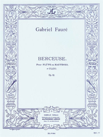 Berceuse Op.16 pour flûte ou hautbois et piano