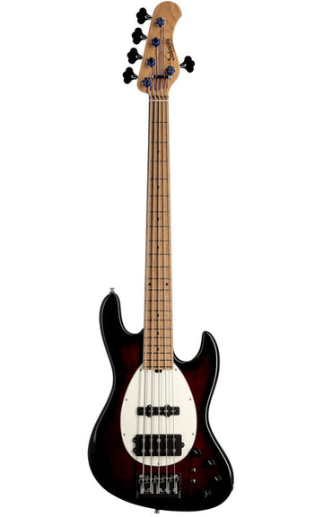 Masterbuilt Vintage Mj Bass 5 Frassino Burgundy Burst Trans.