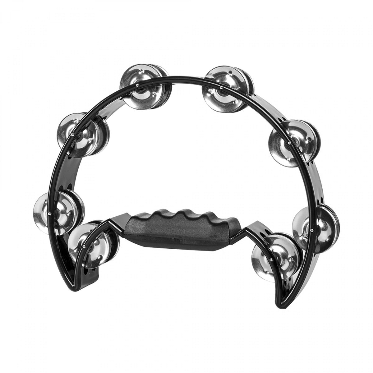 Tambourin 1/2 Lune 16 Cymbalettes Noir