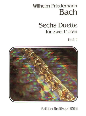 Bach W.F. - 6 duetti per 2 flauti Vol.1