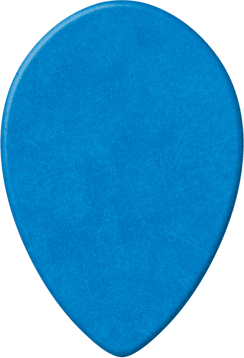 36 x 1,00mm Tortex Small Teardrop Blu