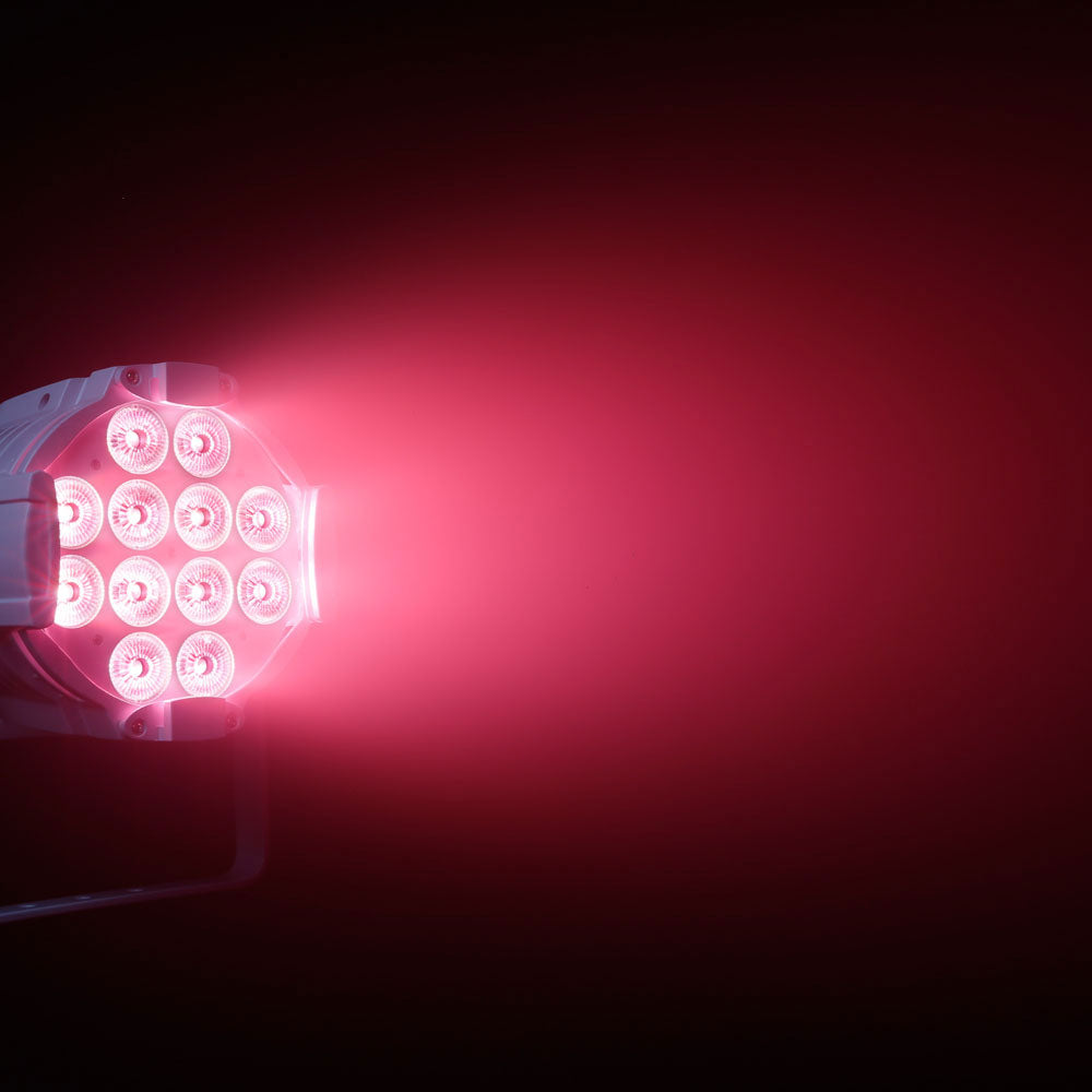 Studio PAR 64 CAN RGBWA + UV 12 W WH - Proiettore PAR LED RGBWA + UV 12 W 12 W Involucro Bianco